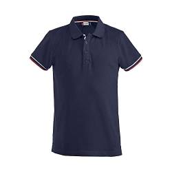 CliQue Herren Newton Polohemd, Blau (Dunkles Marineblau), M von Clique