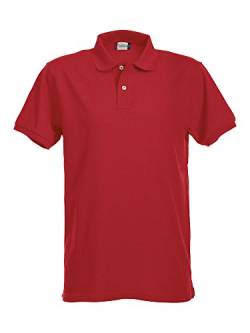CliQue Herren Premium Polo Shirt Poloshirt, Rot (Red 35), M von Clique