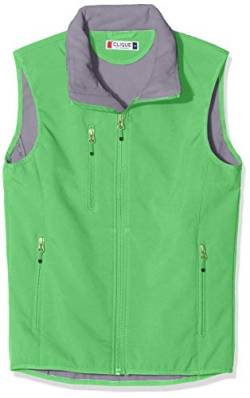 CliQue Herren Softshell Vest Gilet Outdoor Weste, Grün (Apfelgrün), XXXL von Clique