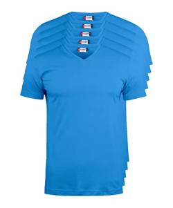 CliQue Unisex 029035-55-3 T-Shirt, königsblau, XS von Clique