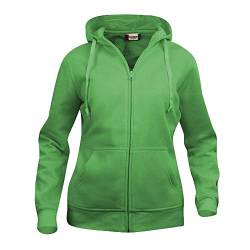 Clique - Damen Kapuzen Sweatjacke 'Basic Hoodie' / apfelgrün (605), XL von Clique