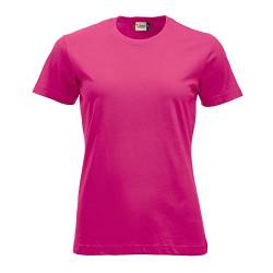 Clique - Damen T-Shirt 'New Classic-T' / Bright Cerise (300), M von Clique