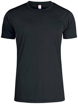 Clique Herren Basic Active Tee T-Shirt, Schwarz, Medium von Clique