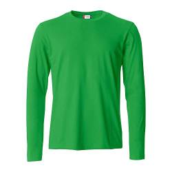 Clique Herren Basic Langarm T-Shirt, apfelgrün, L von Clique