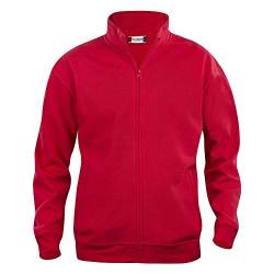 Clique - Herren Basic Sweatjacke / rot (35), XL von Clique