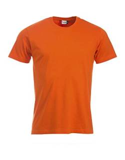 Clique Herren New Classic T-Shirt, Orange, L von Clique