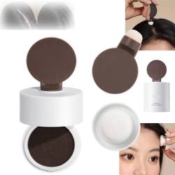 Hairline Clay Powder Cream, Magical Hair Shadow Forever Key, Waterproof Double-Ended Hairline Powder Touch-Up Hair Root Cover Up, Hairline Mud Something From Nothing (Warm Brown) von Clisole