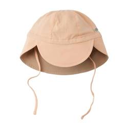 Cloby CBY-SH1-PSSB Sonnenhut mit UV-Schutz (UPF 50+) Aprikose/beige (Gr. 0-6 Monate) von Cloby