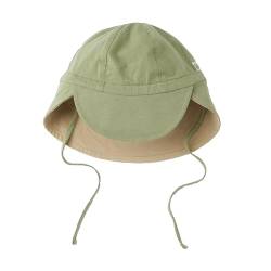 Cloby CBY-UVH1-OLSB Sonnenhut mit UV-Schutz (UPF 50+) Olive/beige (Gr. 0-6 Monate) von Cloby