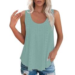 Vest Tops for Women Summer Sleeveless Spaghetti Strap Crew Neck Tank Tops Solid Color Classic Blouse Holiday Party Shirts A-229 von Clode