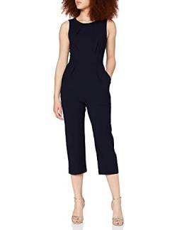 Closet London Damen Sleeveless Jumpsuit, Blau (Navy), 40 (Herstellergröße: 14) von Closet London