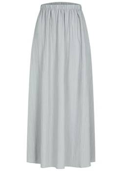 Cloud 5ive Damen Rock Longform Skirt mit Strukturmuster und Gummibund von Cloud 5ive