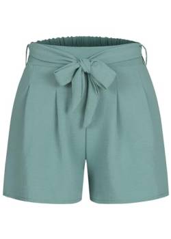 Cloud 5ive Damen Shorts Musselin Hotpants mit Bindegürtel von Cloud 5ive