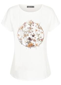 Cloud 5ive Damen T-Shirt Viskose Rundhals Shirt mit diversen Prints von Cloud 5ive