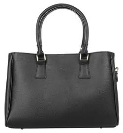 Cluty Handtasche Echt Leder schwarz Damen - 017034 von Cluty
