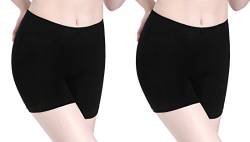 CnlanRow Damen Kurz Hose Unter Kleid Short Leggins - Elegante Dünn Stretch Sports Pants von CnlanRow