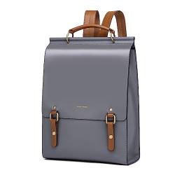 Cnolés Rucksack Damen Leder Casual Daypack Wasserdicht Damen-Rucksackhandtaschen Rücksacken für Damen Leder Diebstahlsicherer Lederrucksack Damen Modern Cityrucksack Rucksacktasche für Frauen von Cnoles