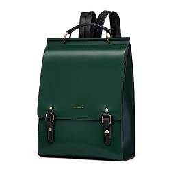 Cnolés Rucksack Damen Leder Eleganter Daypack Wasserdicht Damen-Rucksackhandtaschen Rücksacken für Damen Leder Diebstahlsicherer Lederrucksack Damen Business Cityrucksack Rucksacktasche für Frauen von Cnoles