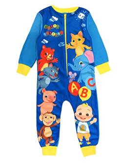 CoComelon, Einteiler für Jungen oder Mädchen, Unisex-Schlafanzug, All-in-One-Pyjama, Blau, Alter 2-3 Jahre von CoComelon