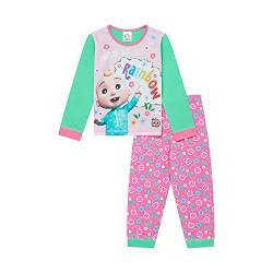 CoComelon Baby Mädchen Schlafanzug Kleinkind Schlafanzug Alter 9 Monate bis 5 Jahre Offizielles Merchandise, rose, 74 (12 - 18 Monate) von CoComelon
