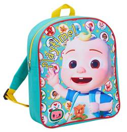 CoComelon Kinder-Rucksack für Jungen, Mädchen, Charaktere, Kindergarten-Rucksack, Lunchtasche, aqua, Einheitsgröße von CoComelon