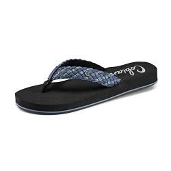 Cobian Damen Braided Bounce Size 7 Sommer Zehensandalen, Indigo/Mandala-Traum, 38 EU von Cobian