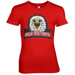 Offizielles Lizenzprodukt Eagle Fang Karate Damen T-Shirt (Rot), Medium von Cobra Kai
