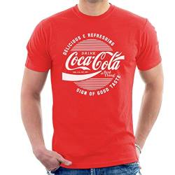 Coca-Cola Circle Logo White Text Men's T-Shirt von Coca-Cola