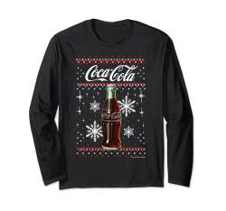 Coca-Cola Classic Bottle Christmas Sweater Style Langarmshirt von Coca-Cola