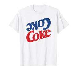 Coca-Cola Coke Americana Upside Down Text Stack T-Shirt von Coca-Cola