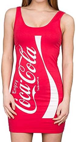 Coca-Cola Coke rot Tunic Tank Kleid (Junior Small) von Coca-Cola