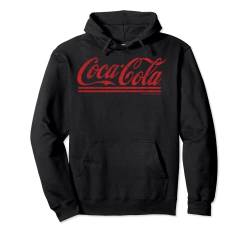 Coca-Cola Distressed Cursive Logo Pullover Hoodie von Coca-Cola