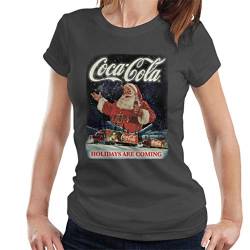 Coca-Cola Santa Holidays Are Coming Christmas Women's T-Shirt von Coca-Cola