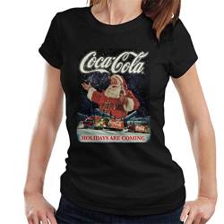 Coca-Cola Santa Holidays Are Coming Christmas Women's T-Shirt von Coca-Cola