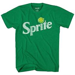 Coca-Cola Sprite Throwback Herren T-Shirt - Obey Your Thirst Tee - Sprite Soda Classic T-Shirt, Kelly Heather, Groß von Coca-Cola