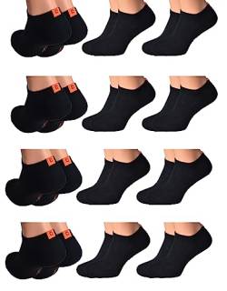 12 Paar Herren Damen Sneaker Socken mitFrotteesohle in Gr. 43/46 schwarze Marke Cocain sneakerssocken von Cocain underwear