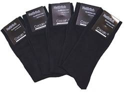 30 Paar schwarze Marken-Socken 35-38 schwarz - für Damen und Herren - 100% Baumwolle Spitzenqualität Made in Europa von Cocain underwear