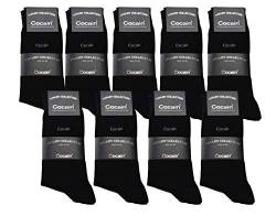 9 Paar schwarze Socken Luxus Anzugssocke Gr. 39-42 100% Baumwolle schwarze dünne hochwertige dunkle einfarbig socken Qualität herren 43-46 socken Strümpfe ohne gummi premium pack billige günstige 100 von Cocain underwear
