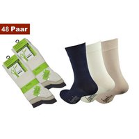 Cocain underwear Funktionssocken Bambus Socken atmungsaktive Naturfaser schweissmindernd (48-Paar) ohne Gummi von Cocain underwear