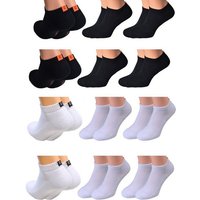 Cocain underwear Sneakersocken 6 oder 12 Paar Sneaker Socken Damen Herren weiß schwarz (12-Paar) Frotteesohle von Cocain underwear