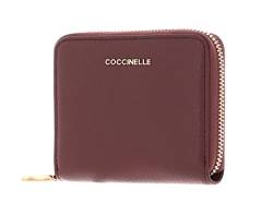 COCCINELLE Metallic Soft Leather Zip Around Wallet Carruba von Coccinelle