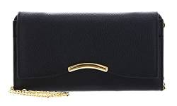 Coccinelle Dina Mini Bag Wallet Grained Leather Noir von Coccinelle