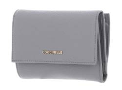 Coccinelle Metallic Soft - Geldbörse 12cc 14 cm Light Grey von Coccinelle