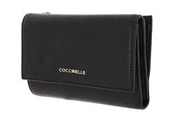 Coccinelle Metallic Soft - Geldbörse 12cc 14 cm black von Coccinelle