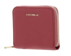 Coccinelle Metallic Soft Leather Zip Around Wallet Pot von Coccinelle
