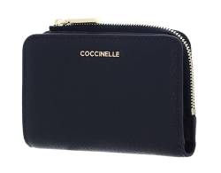 Coccinelle Metallic Soft Wallet Grained Leather Midnight Blue von Coccinelle