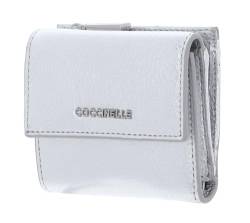 Coccinelle Metallic Soft Wallet Grained Leather Silver von Coccinelle