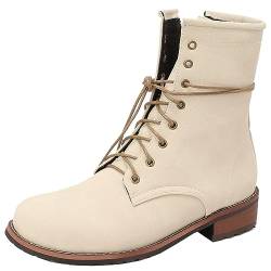 Cocey Klassische Schnürstiefeletten für Damen (Beige,40) von Cocey