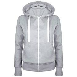 Cocila Damen Kapuzenpullover Sweatjacke Zip Sweatshirt mit Taschen Kapuzenjacke Kapuzenpulli Langarm Kapuze Hoodie Sport Oberteil von Cocila