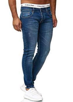 Code47 Designer Herren Jeans Hose Regular Skinny Fit Jeanshose Basic Stretch 614 Light Blue Used 36/32 von Code47